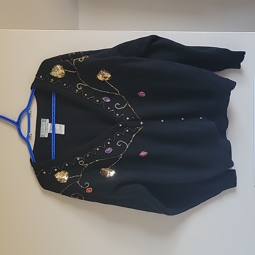 Vintage Jewelled Sequined Cardigan